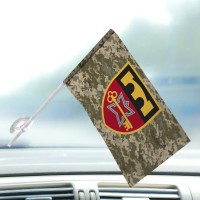Автомобільний прапорець 70 Окрема бригада підтримки Піксель
